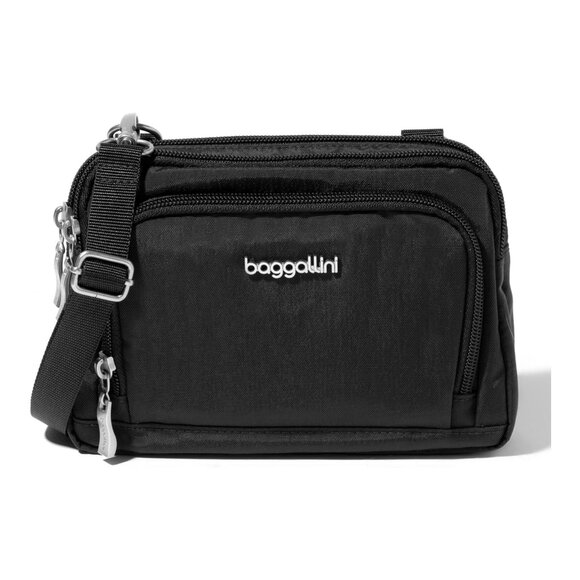 Baggallini Accessories - Baggallini Triple Zip Women's Bag with Built-In Wallet - Stylish Versatile Organ